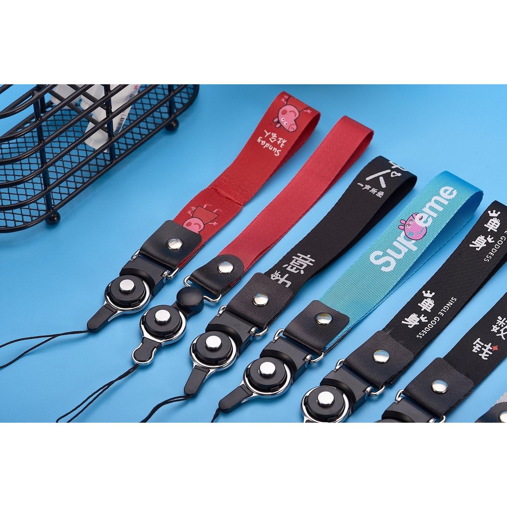 Combo 2 Dây Móc Điện Thoại Ny-11 Ngắn Có Vòng Xỏ Ngón Tay