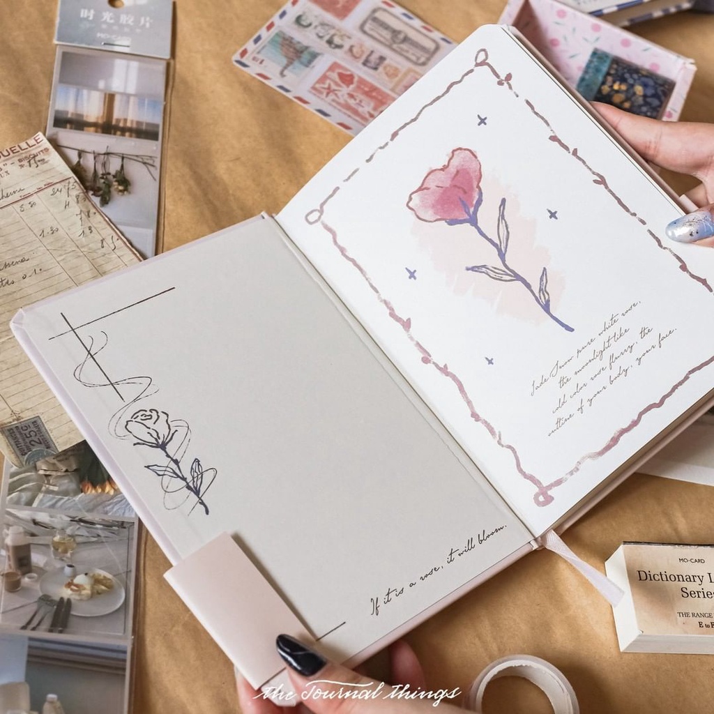 Sổ Journal The Rose Poetry A5