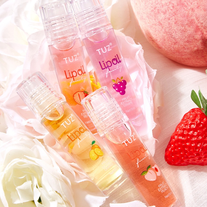 Son Bóng Trong Suốt Dưỡng Ẩm Chống Nứt Nẻ Môi Có Đầu Lăn Tiện Dụng