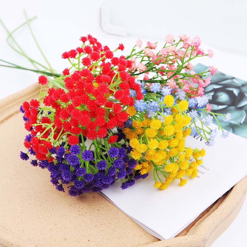 Hoa Baby Vải Lụa 6 Màu Đẹp Mắt Dùng Trang Trí / Hoa Cưới / Chụp Ảnh