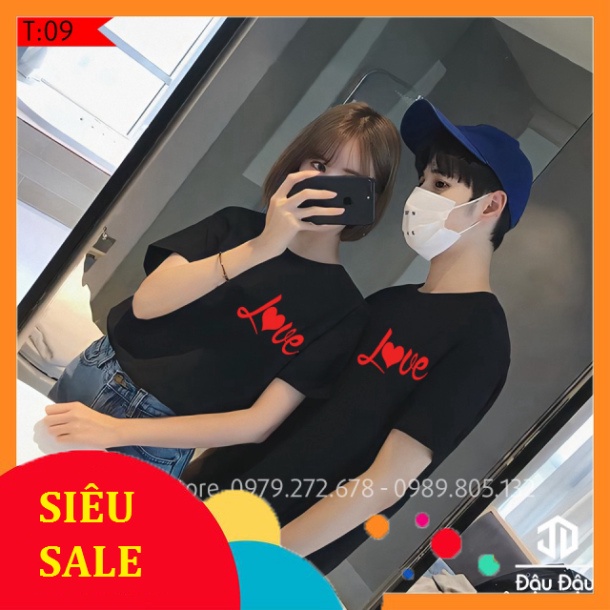 { GIÁ SỈ } ÁO ĐÔI NAM NỮ LOVE BÊN NHAU GIÁ TẬN XƯỞNG