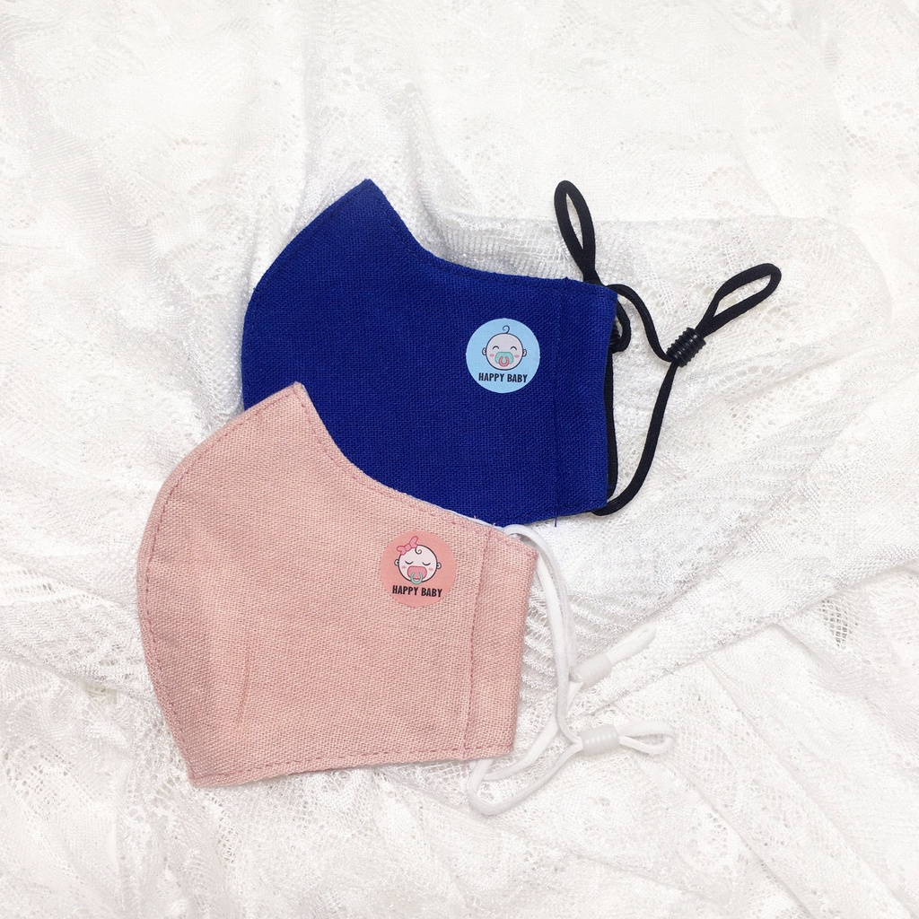 Khẩu trang Linen đáng yêu dành cho bé