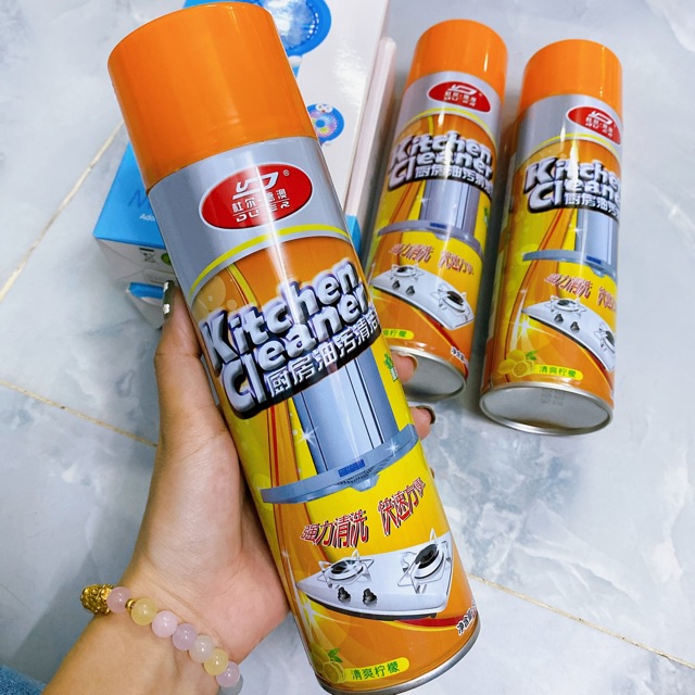 Bình Xịt Bọt Tuyết Tẩy Rửa Kitchen Cleaner 500ml ZA26