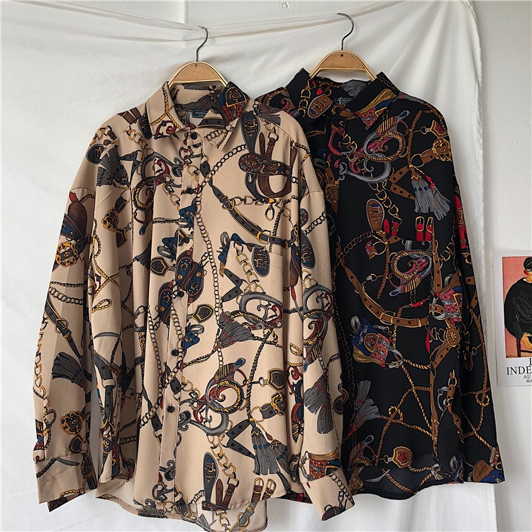 Áo sơ mi unisex họa tiết thời trang phong cách Hàn Quốc flannel form rộng