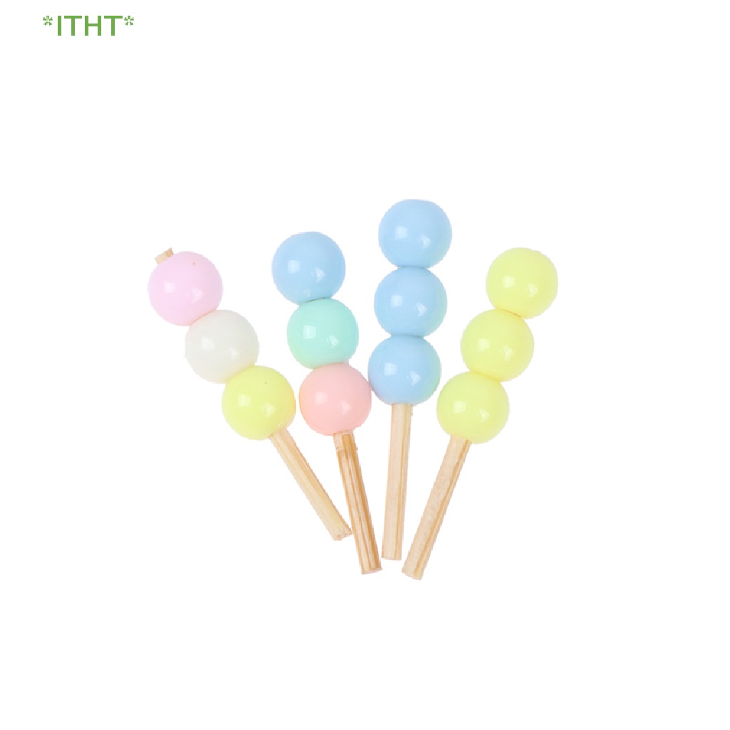 Bộ 2 Mô Hình Kẹo Mút / Hồ Lô / Bầu Trời Đầy Màu Sắc Trang Trí Nhà Búp Bê 1: 12 Mới