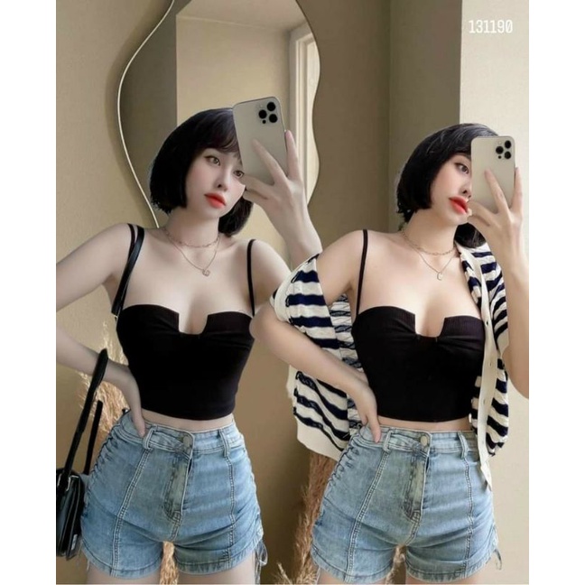 Áo dây sexy khoét xịn xò kèm clip