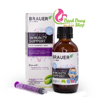 Siro tăng đề kháng Brauer Baby & child Immunity Support date xa (mẫu mới)