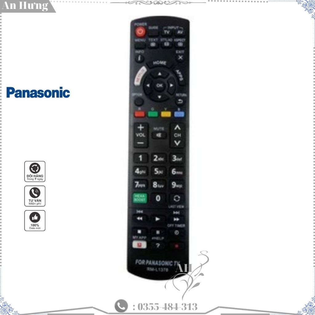 Remote Tivi panasonic (Điều Khiển Tivi LCD Smart Panasonic).