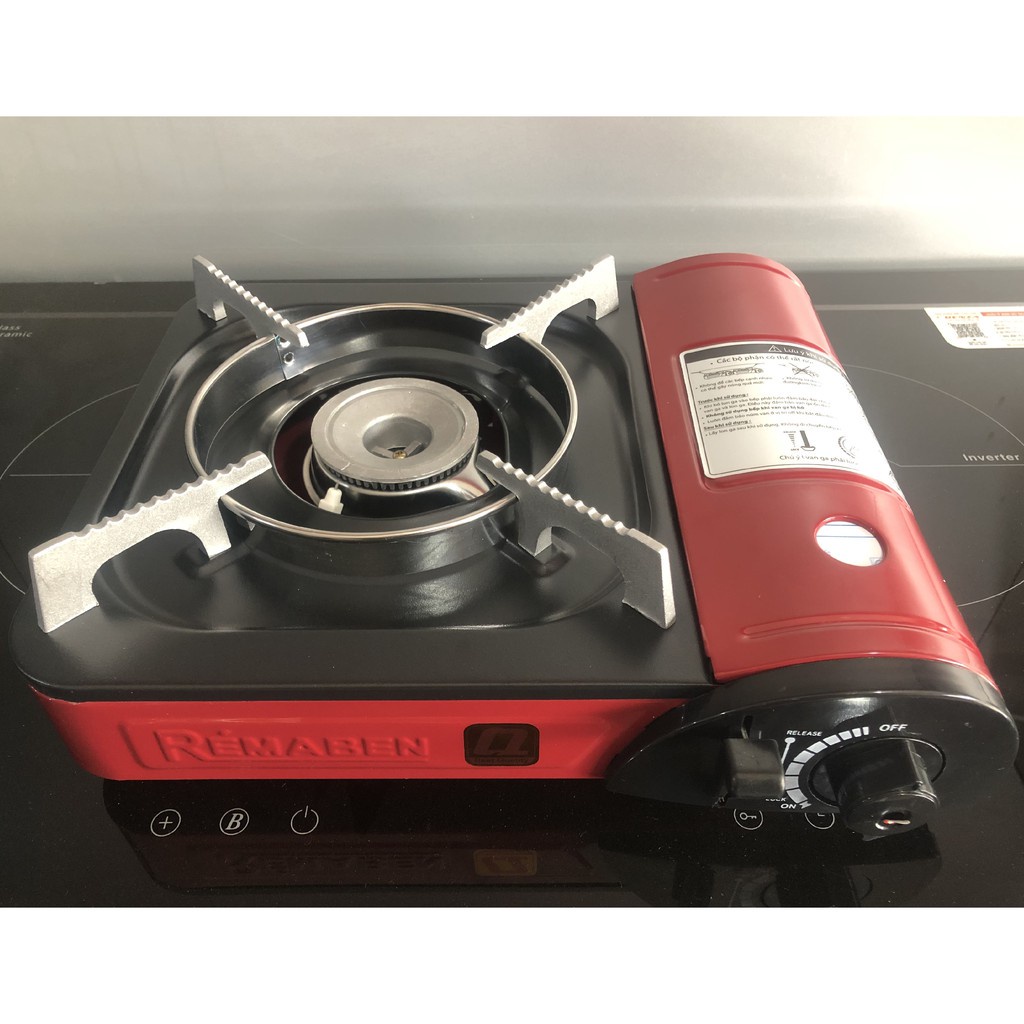 Bếp Ga Mini Dã Ngoại RemaBen Chống Nổ Cao Cấp, An Toàn Siêu Bền Bỉ