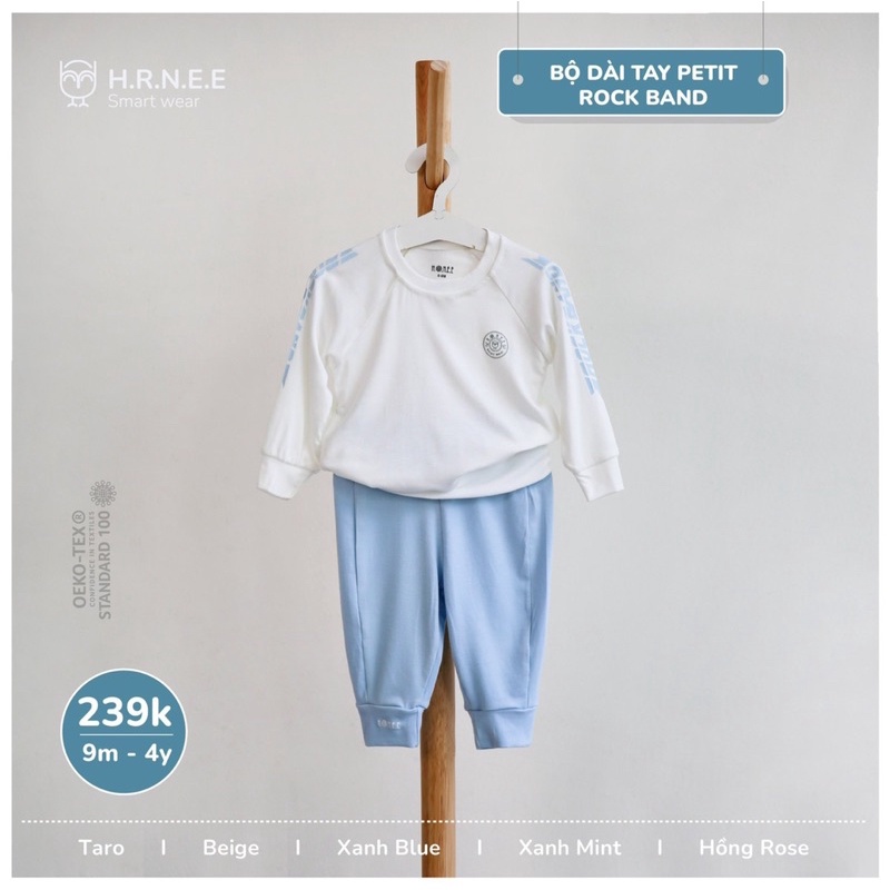 HRNEE - Bộ dài tay Petit RockBand LIC11DRWLR