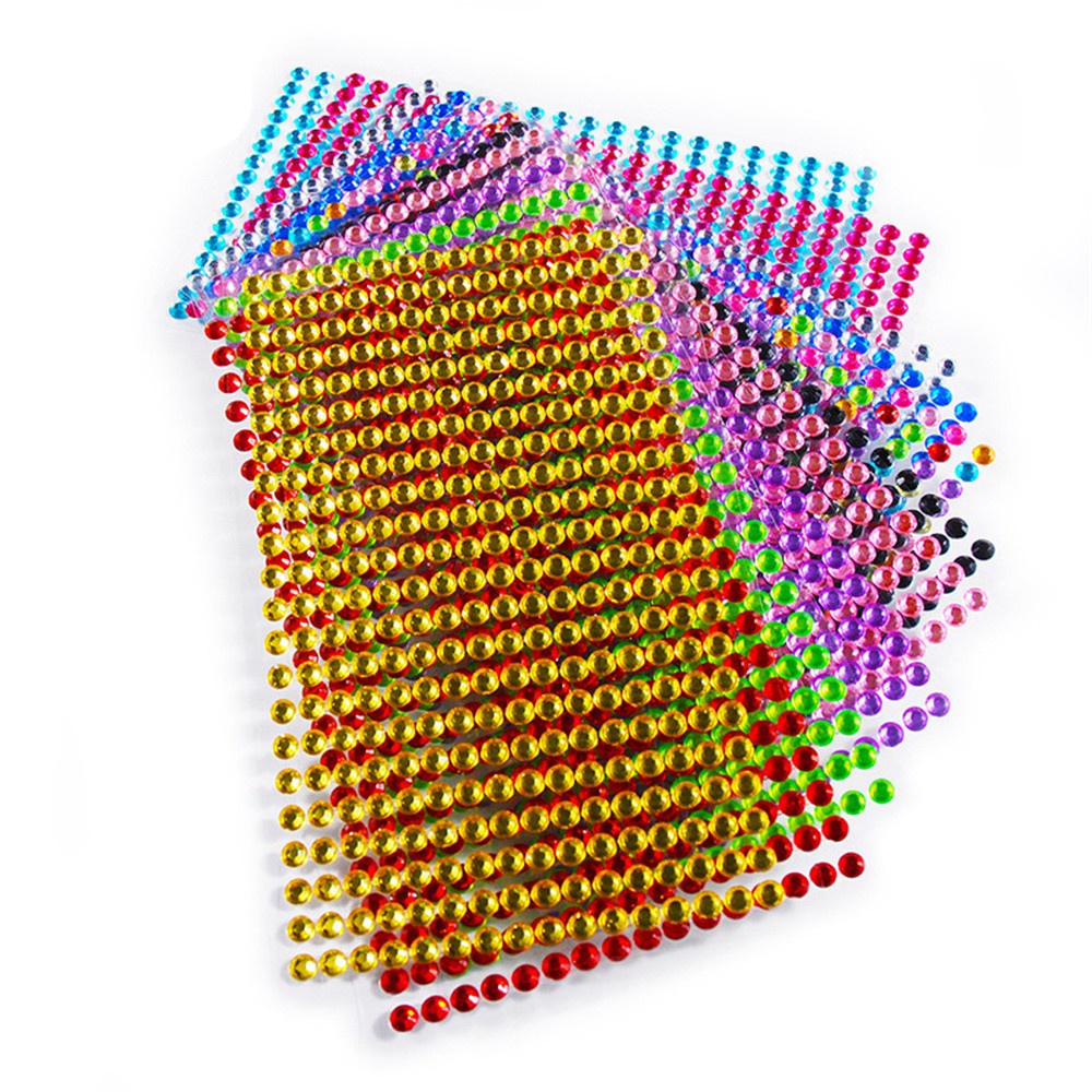 [Hàng mới về] Set 437 Miếng Dán Kim Cương Giả Phong Cách 3d Trang Điểm Mắt/ Lông Mày/ Móng Tay Thủ Công Đa Năng Cao Cấp