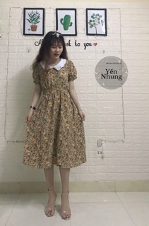 ĐẦM HOA CỔ PETER PAN