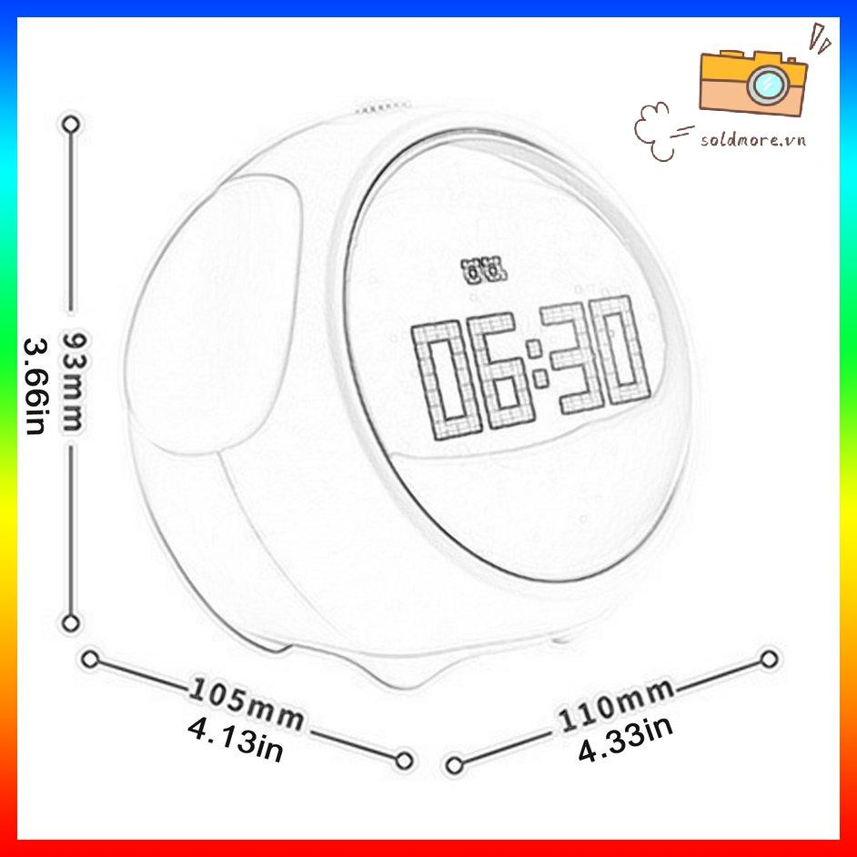 Đồng Hồ Báo Thức Điện Tử Có Đèn Led