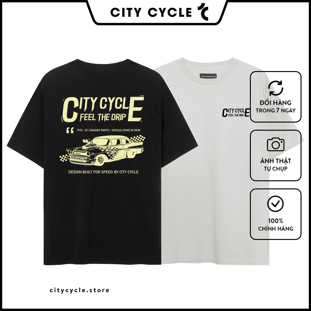 Áo thun nam nữ Speed Cycle City Cycle - áo thun tay lỡ unisex Local Brand