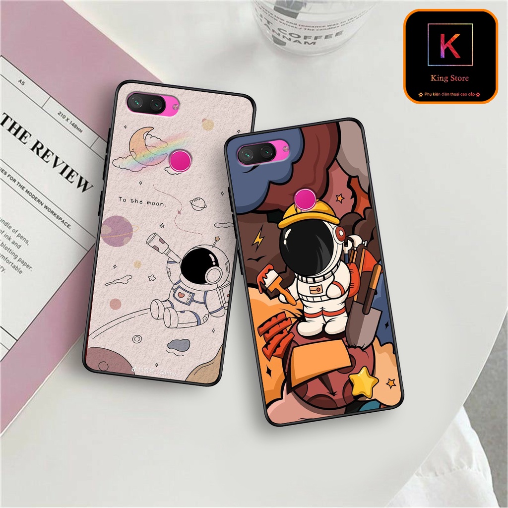 Ốp lưng Xiaomi Mi 8 - Mi 8 Lite - Mi 8 SE - Mi 9 - Mi 9 SE - Ốp in hình Phi hành gia cực hot