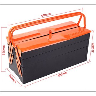 Hộp đựng đồ nghề asaki ak9957 - 3 tầng 50x20x23cm