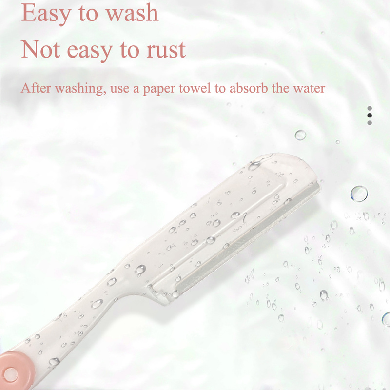 [Hàng mới về] Dao cạo tỉa lông mày bằng thép không gỉ gấp gọn lại được tiện lợi