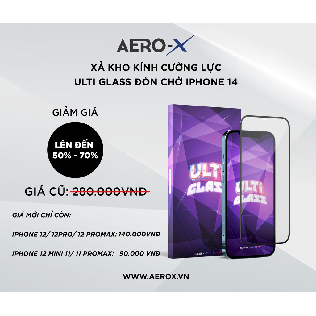 Kính Cường Lực Nhật Bản Cao Cấp Ulti Glass