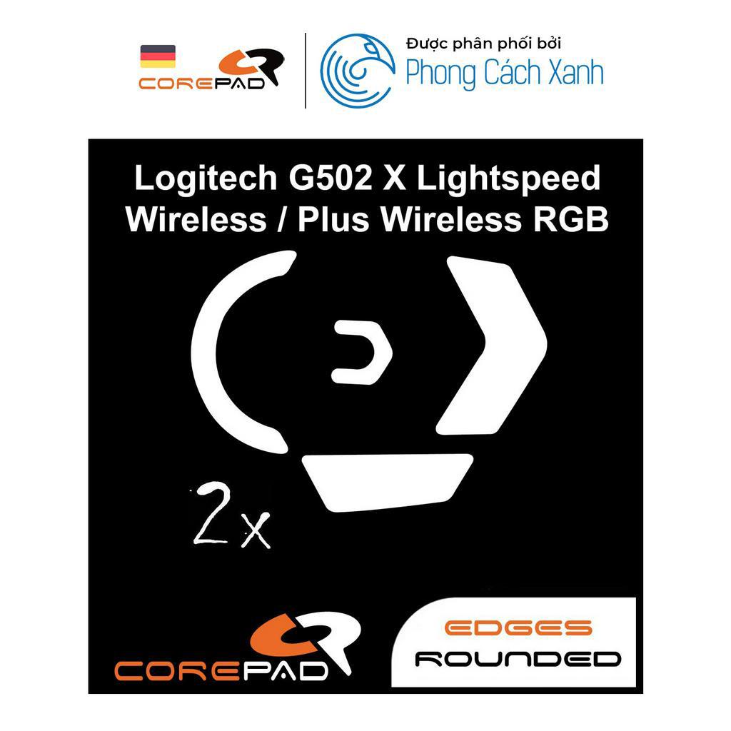 Feet chuột thay thế PTFE Corepad Skatez Logitech G502 X Lightspeed / PLUS Wireless - 2 Bộ - Hàng Chính Hãng
