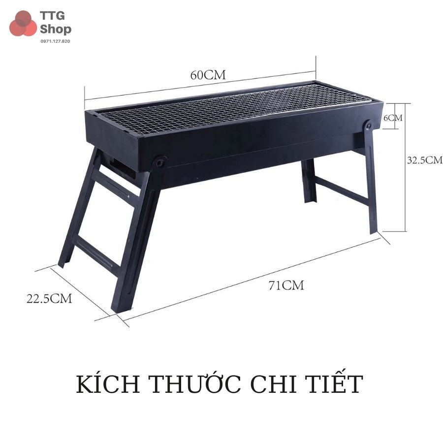 [Bán lỗ lấy sao] Bếp nướng dã ngoại BBQ, Bếp nướng than hoa không khói, Bếp nướng dã ngoại ngoài trời hàng xuất Đức