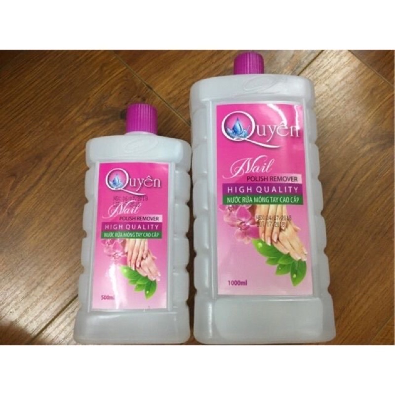 Axiton Quyên 500ml(nước rửa móng,nước ủ phá sơn gel Acetone)