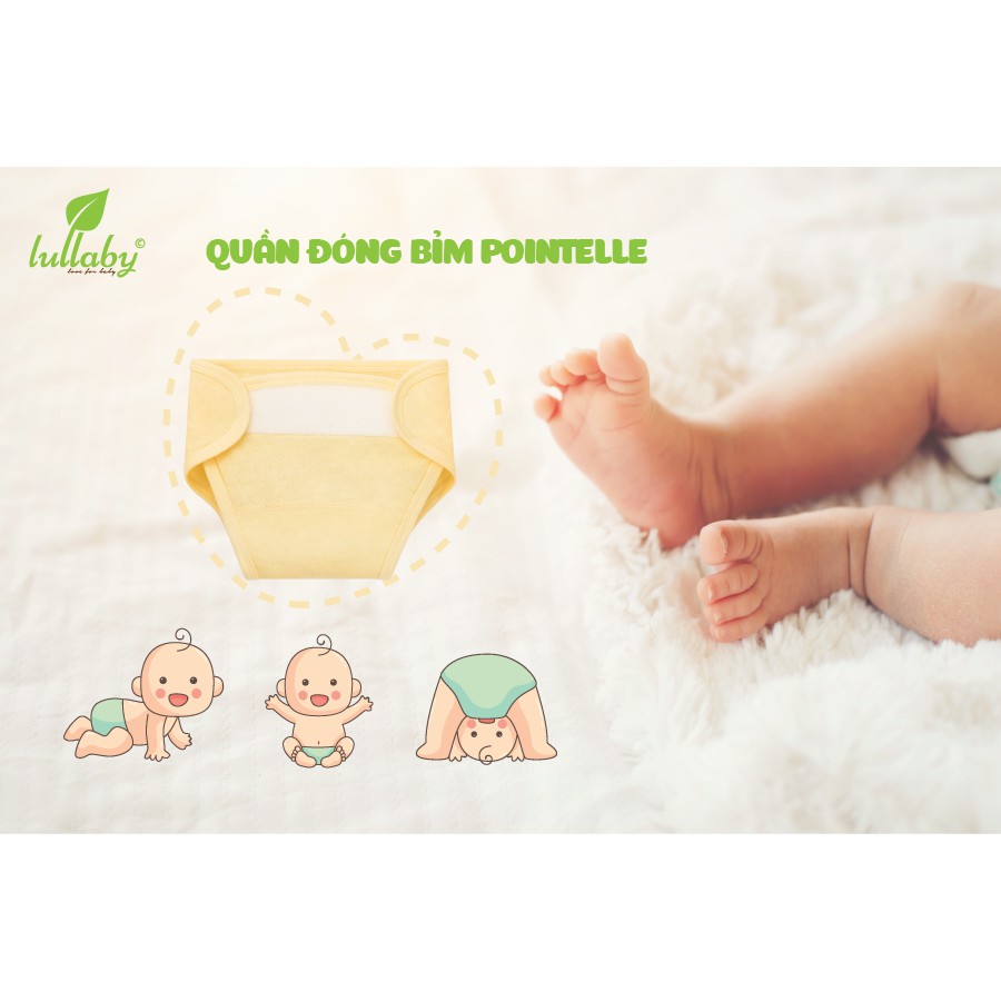 Quần đóng bỉm vải thở POINTELLE Lullaby cho trẻ sơ sinh