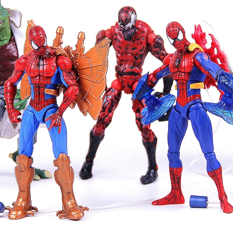 Mô Hình Spider-Man + Venom Có Khớp Chính Hãng Hasbro