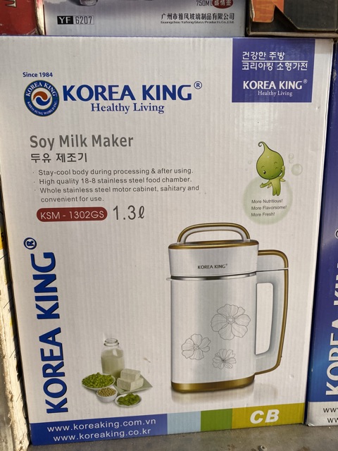 Máy làm sữa đậu nành korea king