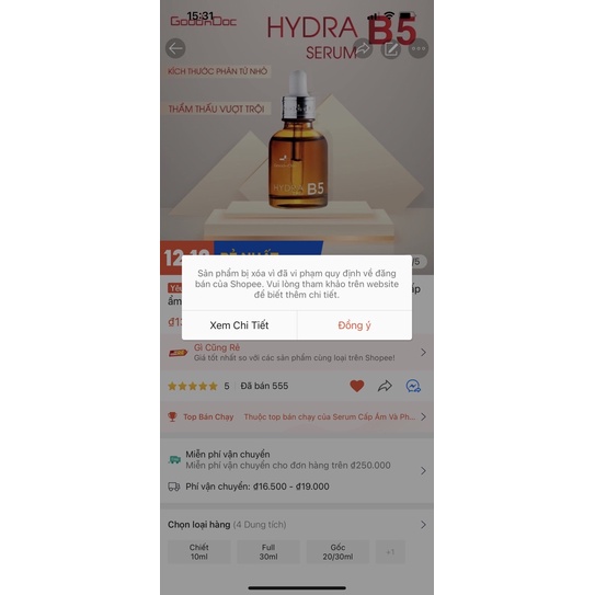 (Link cũ bị xoá) Serum B5 goodndoc hồi phục da, cấp ẩm