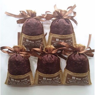 05 Túi thơm hạt Cà phê tự nhiên(100gr) khử mùi ÔTÔ - NPP HS shop