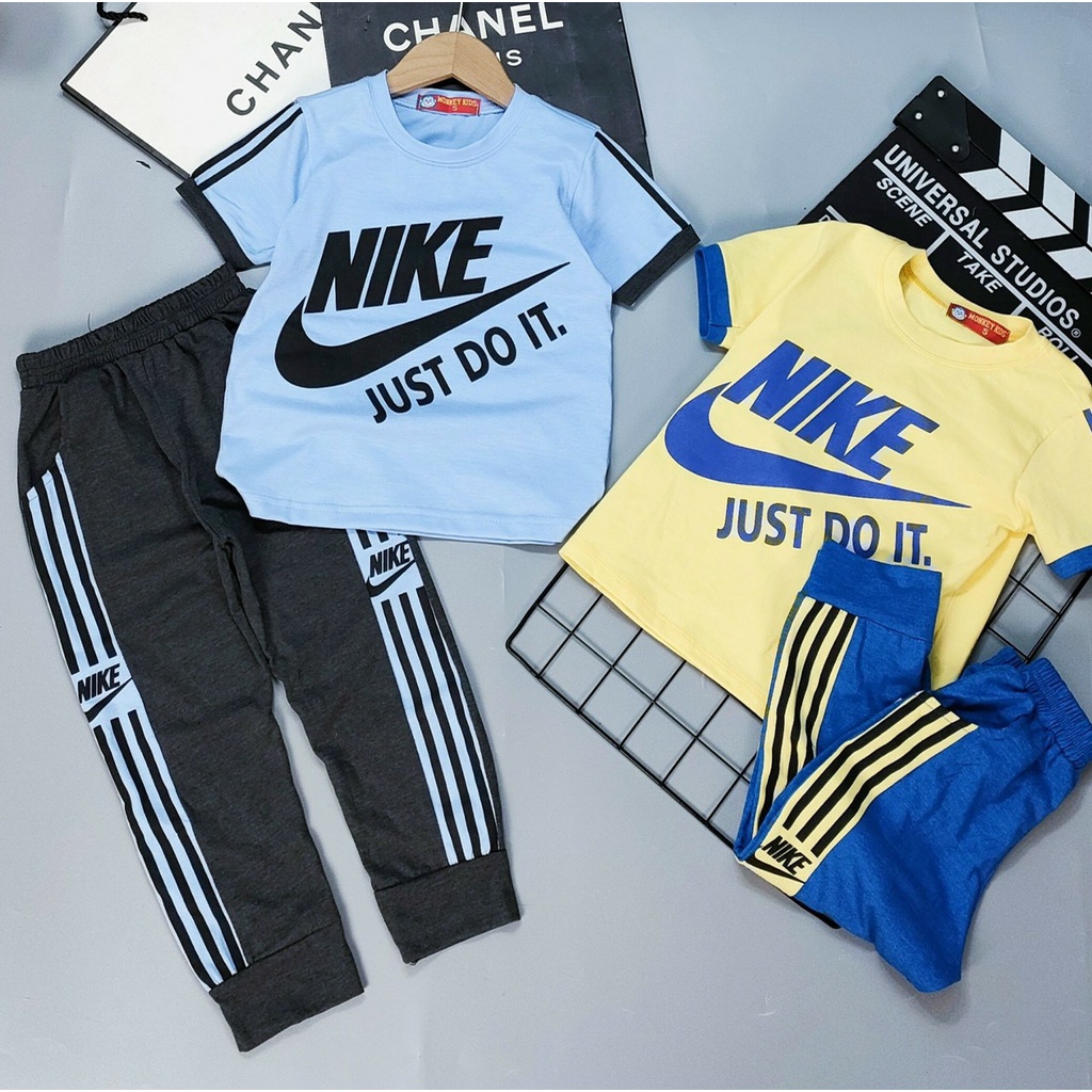 🔥20-40KG🔥Bộ cotton size đại cho bé trai Bộ tay ngắn quần dài bộ thu đông