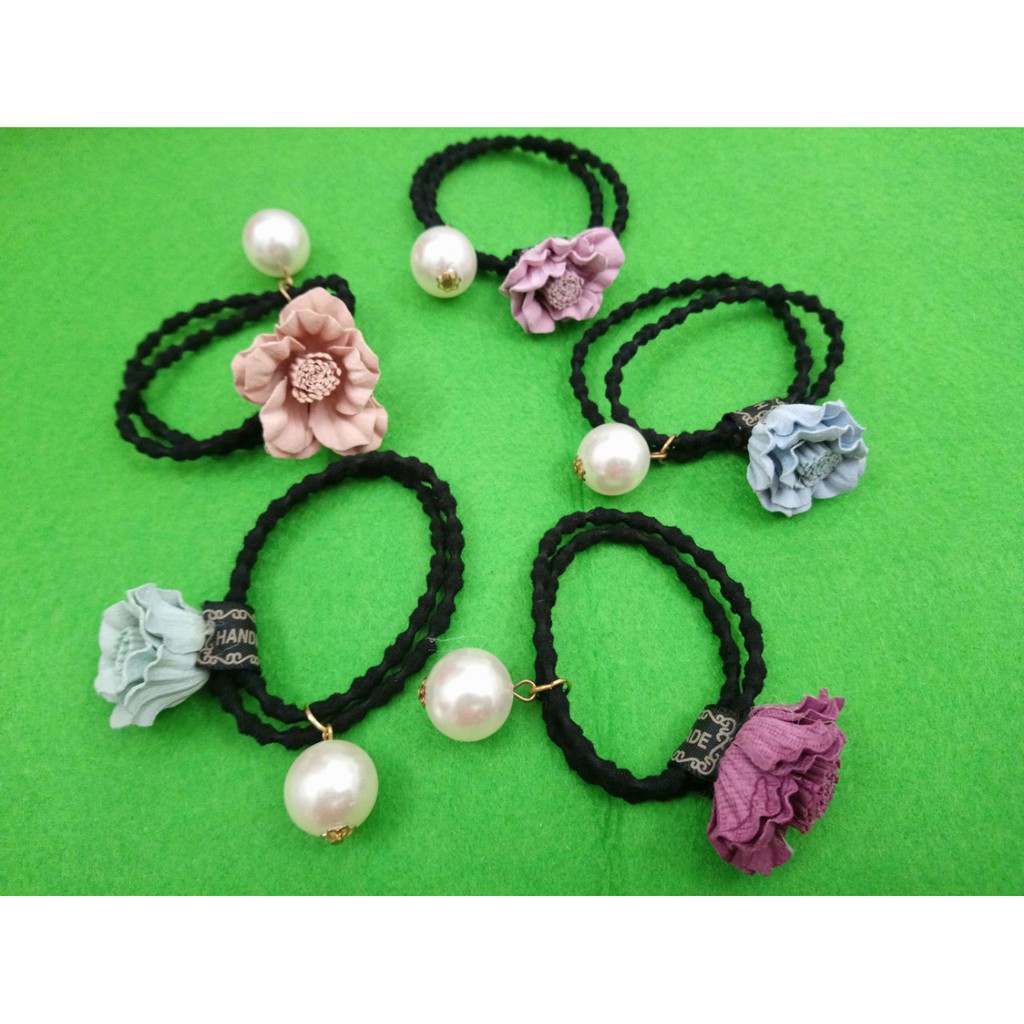 combo 5 cột tóc thời trang. hàng rất đẹp nhe. cột óc thời trang phong cách Hàn Quốc. hàng đẹp y hình lun