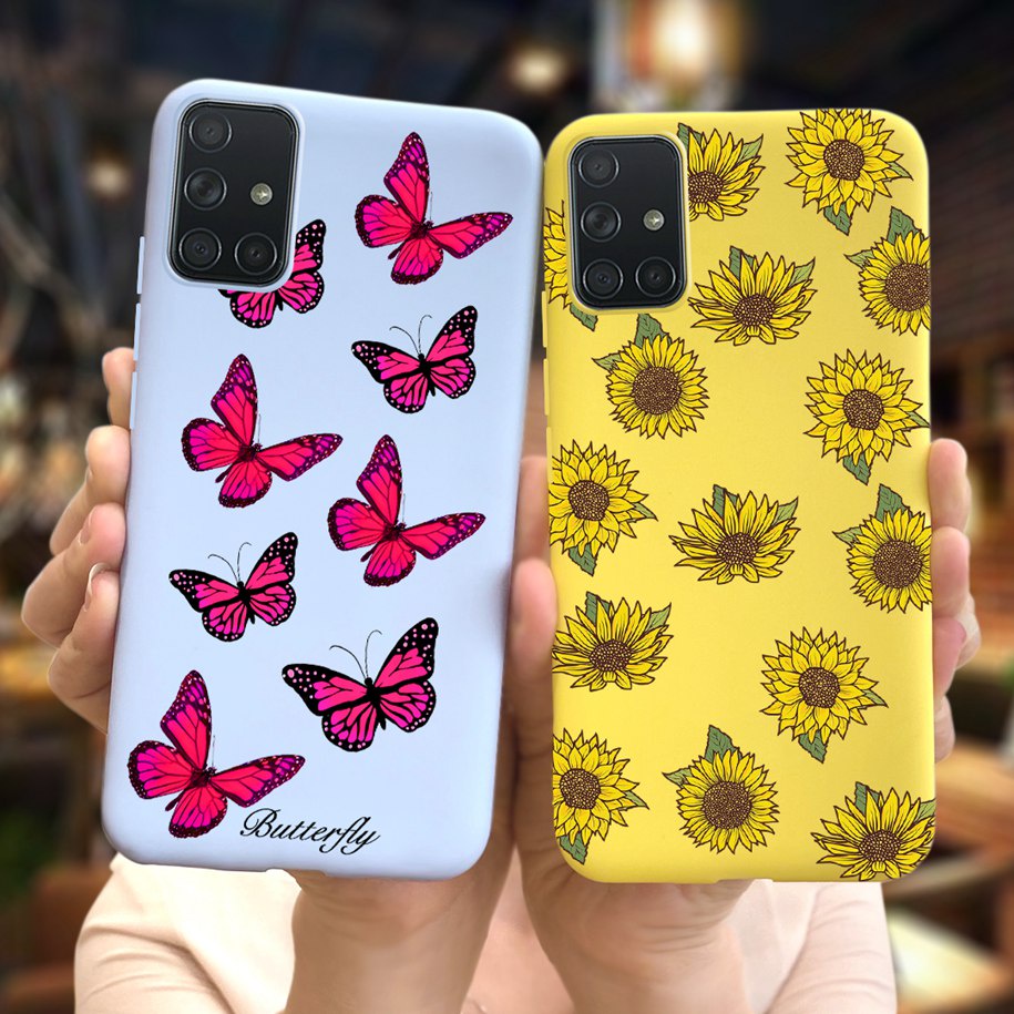 Ốp điện thoại silicon mềm bo viền họa tiết hoạt hình cho Samsung Galaxy A51 A71 SM-A515F SM-A715F A 51 A 71 4G