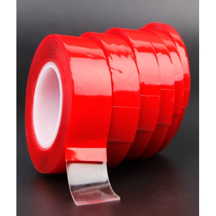 Băng keo trong suốt 2 mặt siêu dính bản 2cm cuộn 3m