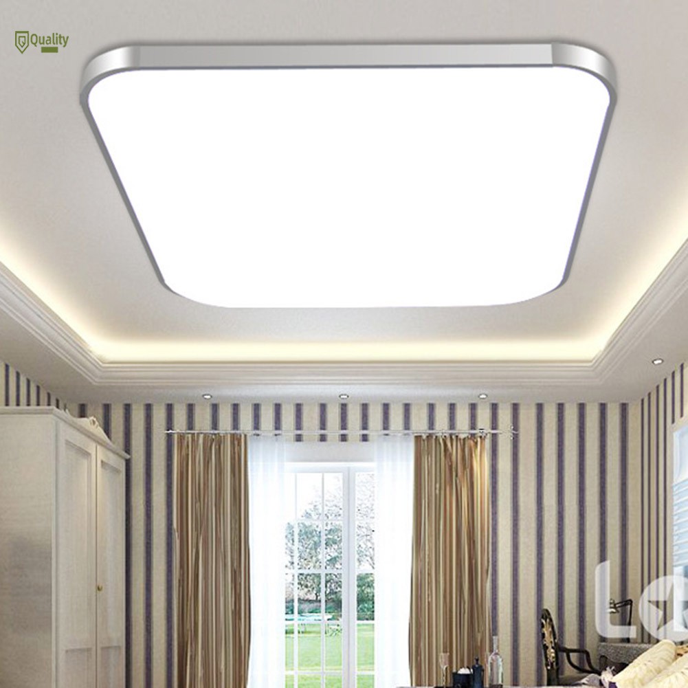 Đèn trần bóng LED hình vuông 24W tiết kiệm điện năng dành cho phòng ngủ/phòng khách