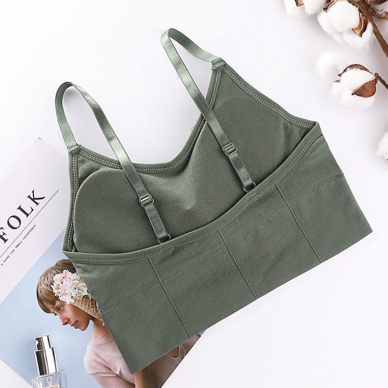Áo Gym Yoga Tập Thể Thao Bra Không Gọng Có Đệm Chắc Chắn Thoải Mái Co Dãn Tốt (AT19)