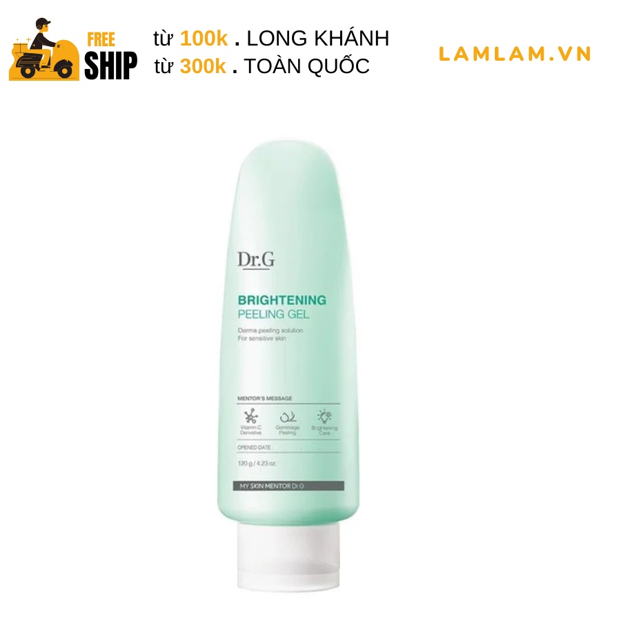 Tẩy Tế Bào Chết Dạng Gel Dr.G Brightening Peeling Gel (120ml)