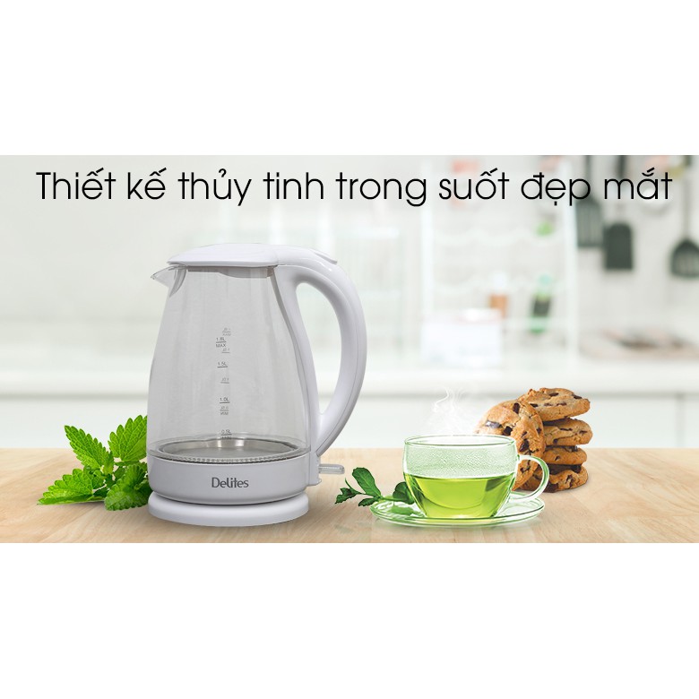 Bình siêu tốc Delites 1.8 lít ST18G02