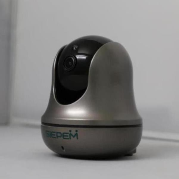 Camera IP Wifi SIEPEM S6812 Plus hỗ trợ FullHD 1080P - độ phân giải 2.0MP (Xám đen) + Kèm thẻ NTC U3 4K 32GB