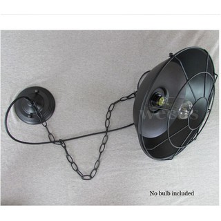 CHAO ĐÈN THẢ DÂY XÍCH LỒNG SẮT