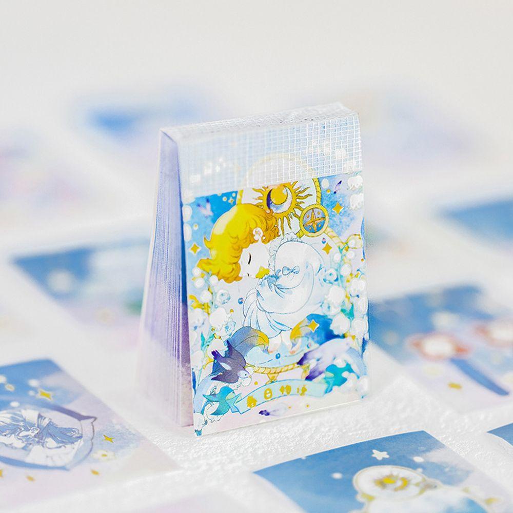 CHOOKEY Bộ 50 Tờ Sticker Dán Trang Trí Điện Thoại, Nhật Ký