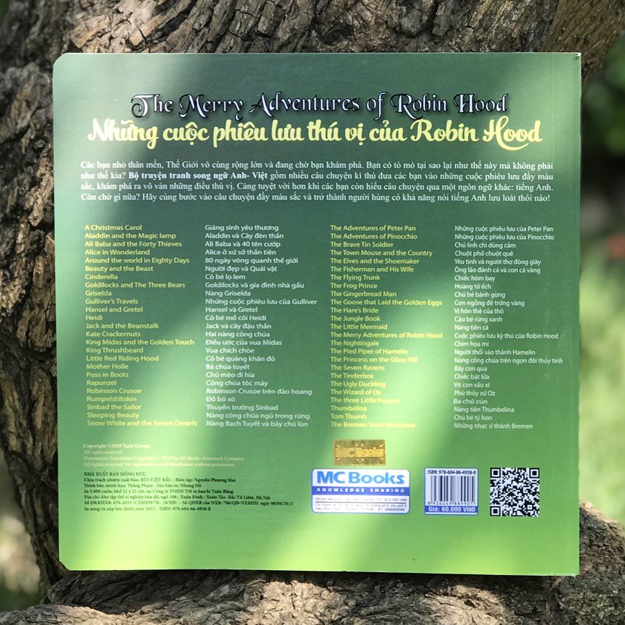 Sách - Truyện Song Ngữ Anh - Việt: The Merry Adventures Of Robin Hood - Những Cuộc Phiêu Lưu Thú Vị Của Robin Hood | BigBuy360 - bigbuy360.vn