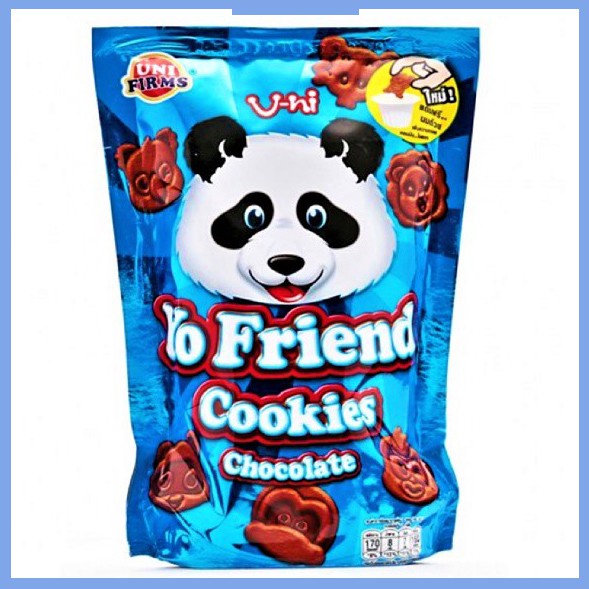 1 gói bánh gấu socola chấm kem sữa Yofriend thái lan (lẻ )