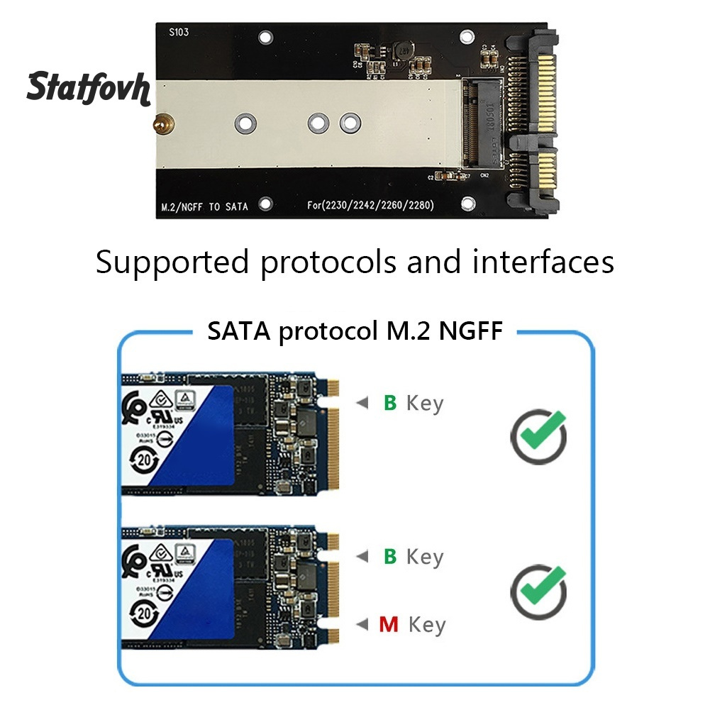 Hộp Chuyển Đổi Ổ Cứng Ssd M.2 Ngff Sang Sata 3.0 2.5inch | BigBuy360 - bigbuy360.vn