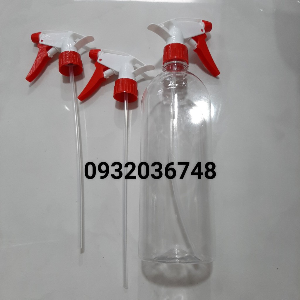 Đầu vòi xịt nhựa tưới nước phun sương có kèm ống nhựa