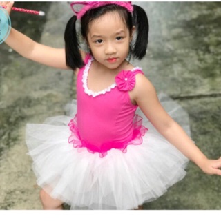 Váy múa ballet xếp bèo eo (có sỉ từ 5c)