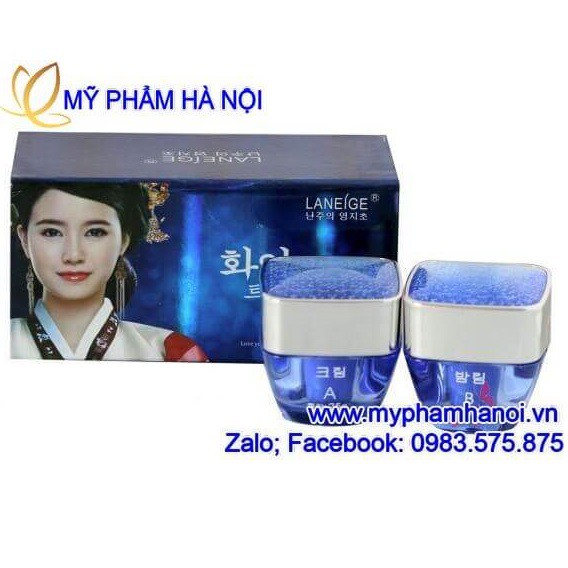 Bộ mỹ phẩm LANEIGE 2IN1 KEM NGÀY VÀ ĐÊM