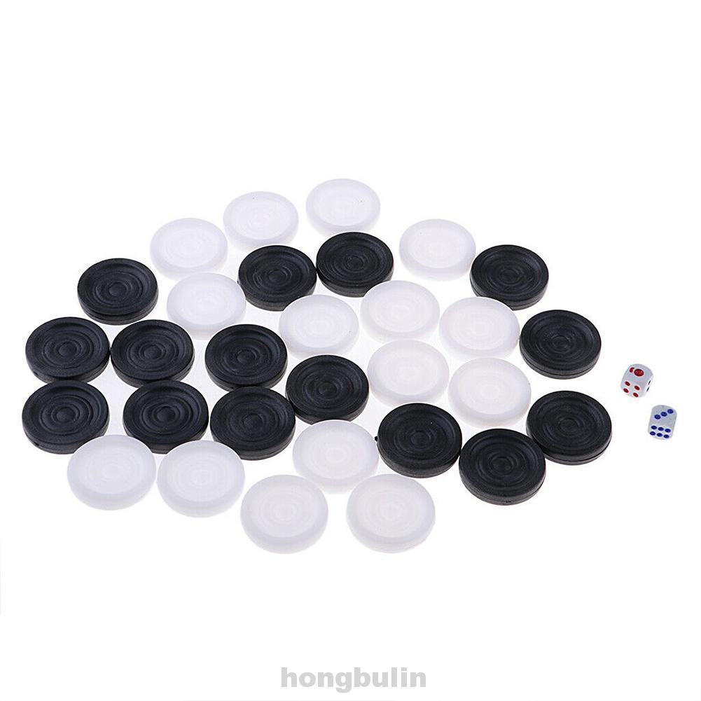32pcs 22mm Double Land Backgammon Learning Portable Travel Kids Camping Chess Set | BigBuy360 - bigbuy360.vn