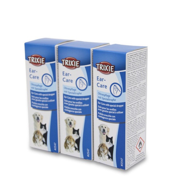 Dung dịch vệ sinh tai TRIXIE Ear Care Ohrenpflege 50ml cho thú cưng