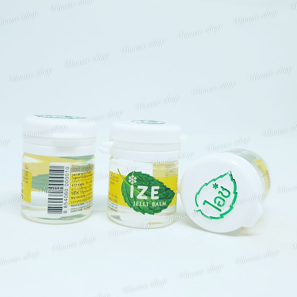 01 Hủ Dầu Gel Bạc Hà IZE JELLI BALM 7gram Thái Lan